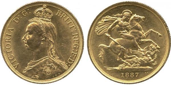 2 Pound Vereinigtes Königreich Gold Victoria (1819 - 1901)