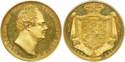 2 Pound Vereinigtes Königreich von Großbritannien und Irland (1801-1922) / Vereinigtes Königreich Gold Wilhelm IV (1765-1837)