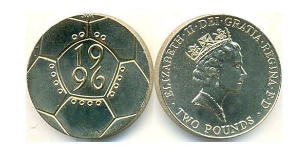 2 Pound Vereinigtes Königreich (1922-) Kupfer/Nickel Elizabeth II (1926-2022)