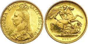 2 Pound Regno Unito  Oro Vittoria (1819 - 1901)