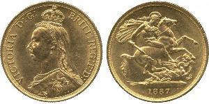 2 Pound Regno Unito  Oro Vittoria (1819 - 1901)