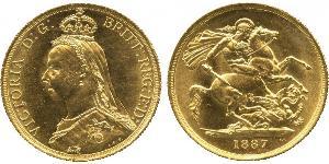 2 Pound Regno Unito  Oro Vittoria (1819 - 1901)