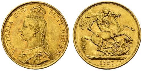 2 Pound Regno Unito  Oro Vittoria (1819 - 1901)