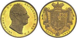 2 Pound Regno Unito di Gran Bretagna e Irlanda (1801-1922) / Regno Unito  Oro Guglielmo IV (1765-1837)