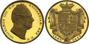 2 Pound Regno Unito di Gran Bretagna e Irlanda (1801-1922) / Regno Unito  Oro Guglielmo IV (1765-1837)