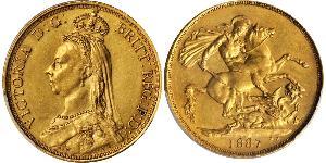 2 Pound Reino Unido Oro Victoria (1819 - 1901)