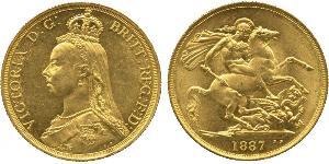 2 Pound Reino Unido Oro Victoria (1819 - 1901)