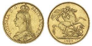 2 Pound Reino Unido Oro Victoria (1819 - 1901)