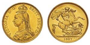 2 Pound Reino Unido Oro Victoria (1819 - 1901)