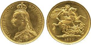 2 Pound Reino Unido Oro Victoria (1819 - 1901)