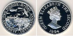 2 Pound  Plata Isabel II (1926-2022)