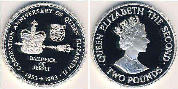 2 Pound Jersey Silber 