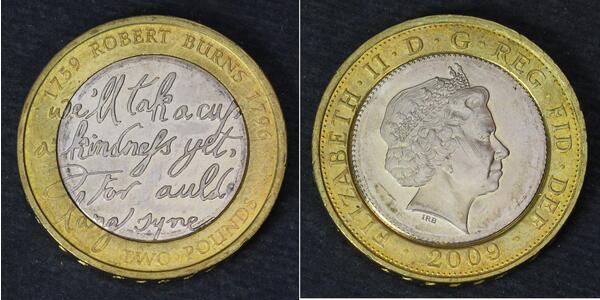 2 Pound Regno Unito (1922-)  Elisabetta II (1926-2022)