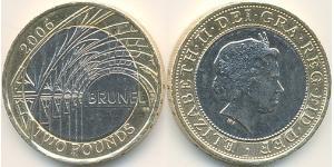 2 Pound United Kingdom (1922-)  Elizabeth II (1926-2022)