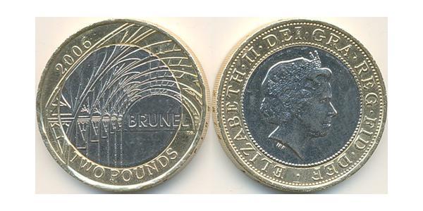 2 Pound United Kingdom (1922-)  Elizabeth II (1926-2022)