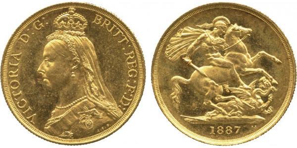 2 Pound 英国 金 维多利亚 (英国君主)