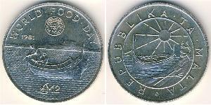 2 Pound Malta 銀 
