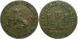 2 Quarto Gibraltar Copper 