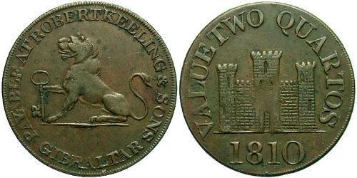 2 Quarto Gibraltar Copper 