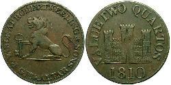 2 Quarto Gibilterra Rame 