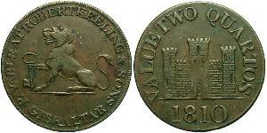 2 Quarto Gibraltar 銅 