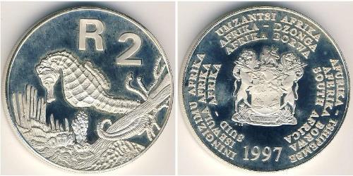 2 Rand Afrique du Sud Argent 