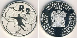 2 Rand Sudafrica Argento 