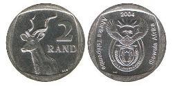 2 Rand South Africa Copper/Nickel 