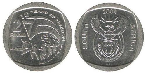 2 Rand South Africa Copper/Nickel 