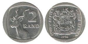 2 Rand Afrique du Sud Cuivre/Nickel 