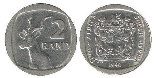 2 Rand Afrique du Sud Cuivre/Nickel 