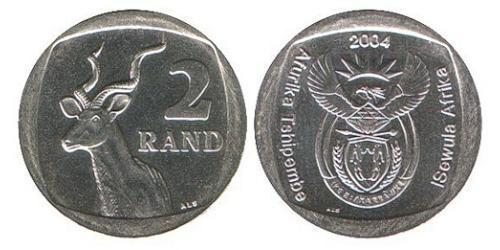 2 Rand Sudáfrica Níquel/Cobre 