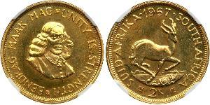 2 Rand Afrique du Sud Or 