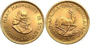 2 Rand Afrique du Sud Or 