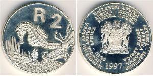 2 Rand Sudáfrica Plata 