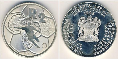 2 Rand Sudáfrica Plata 