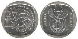 2 Rand Sudafrica Rame/Nichel 