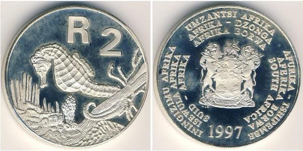 2 Rand Südafrika Silber 