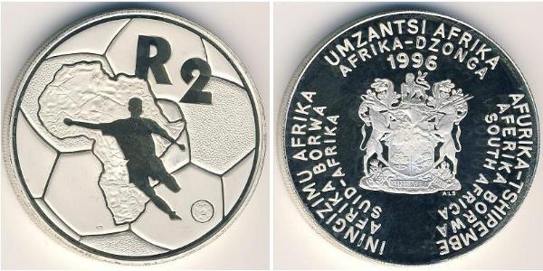 2 Rand Südafrika Silber 