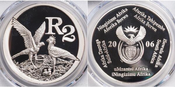 2 Rand Südafrika Silber 