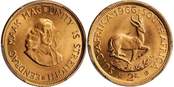 2 Rand South Africa 金 