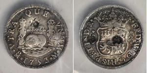 2 Real Empire espagnol (1700 - 1808) Argent Charles III d