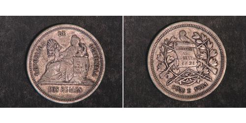 2 Real Guatemala Argent 