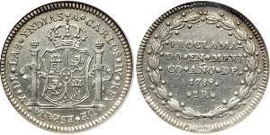 2 Real Nouvelle-Espagne (1519 - 1821) Argent Charles IV d