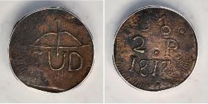 2 Real Vicereame della Nuova Spagna (1519 - 1821) Ottone 