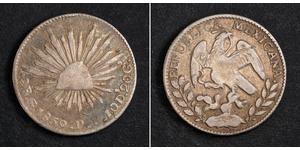 2 Real Estados Unidos Mexicanos (1846 - 1863) Plata 