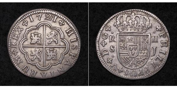 2 Real Imperio español (1700 - 1808) Plata 