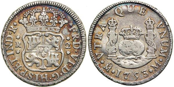 2 Real Imperio español (1700 - 1808) Plata Carlos III de España (1716 -1788)