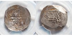 2 Real Mexiko Silber 