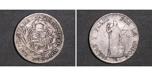 2 Real Peru Silber 